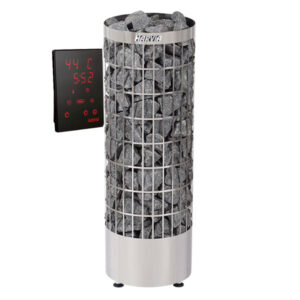 Печь Harvia Cilindro PC90XE Steel с выносным пультом (9 кВт)
