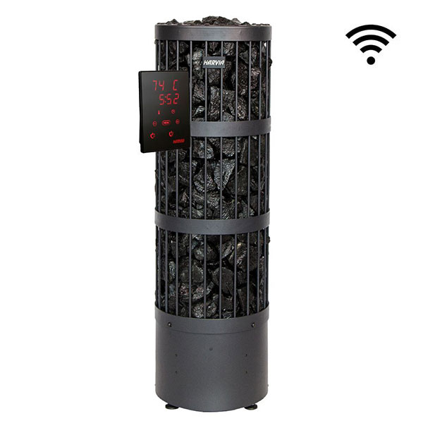 Печь Harvia Legend PO110XW Black c пультом Wi-Fi (10.8 кВт)