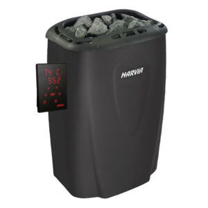 Печь Harvia Moderna V60XE Black, с выносным пультом (6 кВт)
