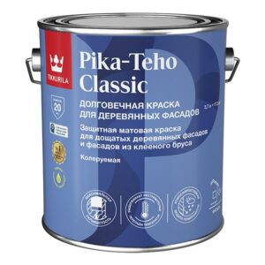 TIKKURILA PIKA TEHO CLASSIC краска акрилатная для деревянных фасадов матовая база A 2,7л