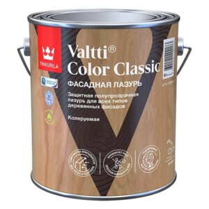 TIKKURILA VALTTI COLOR CLASSIC лазурь фасадная на маслянной основе колеруемая (2,7л)