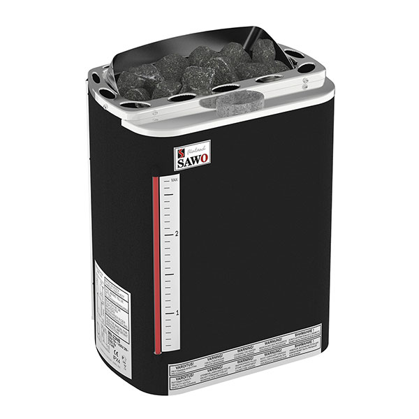 Печь Sawo Mini Combi Fiber, выносной пульт (3 кВт) MNC-30NS-P-F